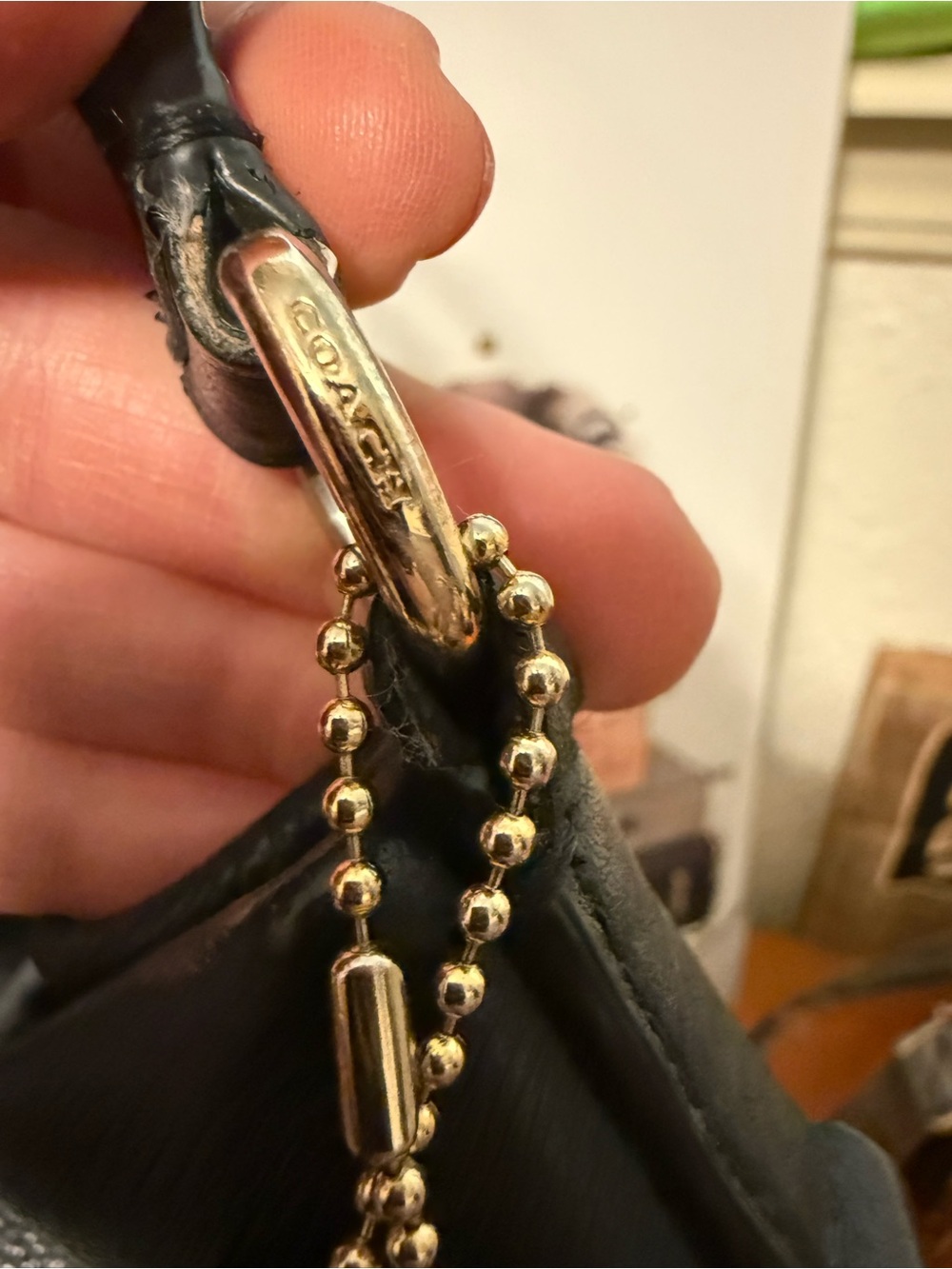 Coach Isabelle Black Pebbled Leather Hobo Bag - Picture 5 of 16